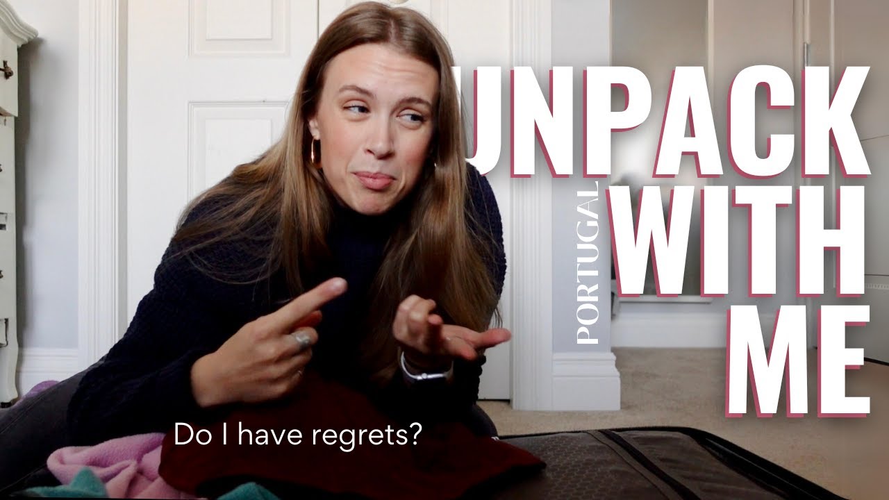 🇵🇹 Unpack after 1 month in Portugal *Carry-on only* | What I regret bringing
