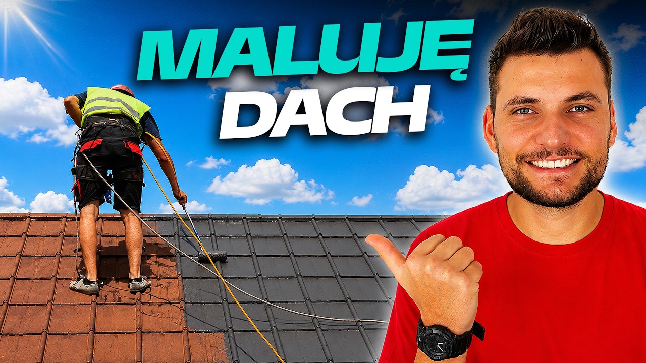 Malowanie dachu | zrób to sam | DOMINIKMALUJE
