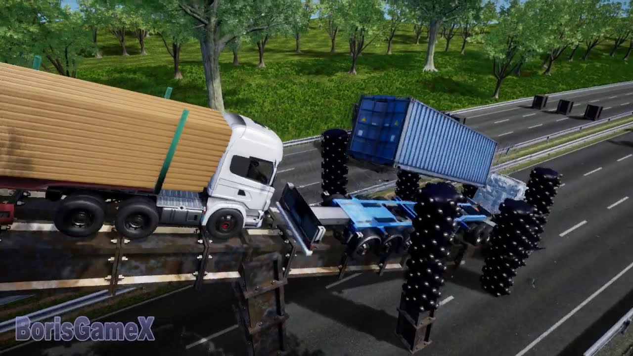 Truck Grinder Damage - ATS ETS Truck SIM Mode - Damage PhysiX Concepts