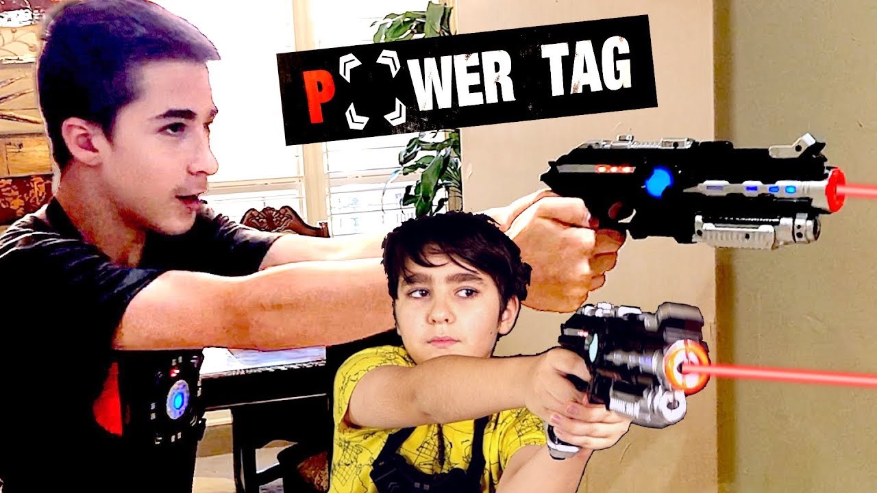 Unboxing a Power Tag Infrared Laser Tag Set