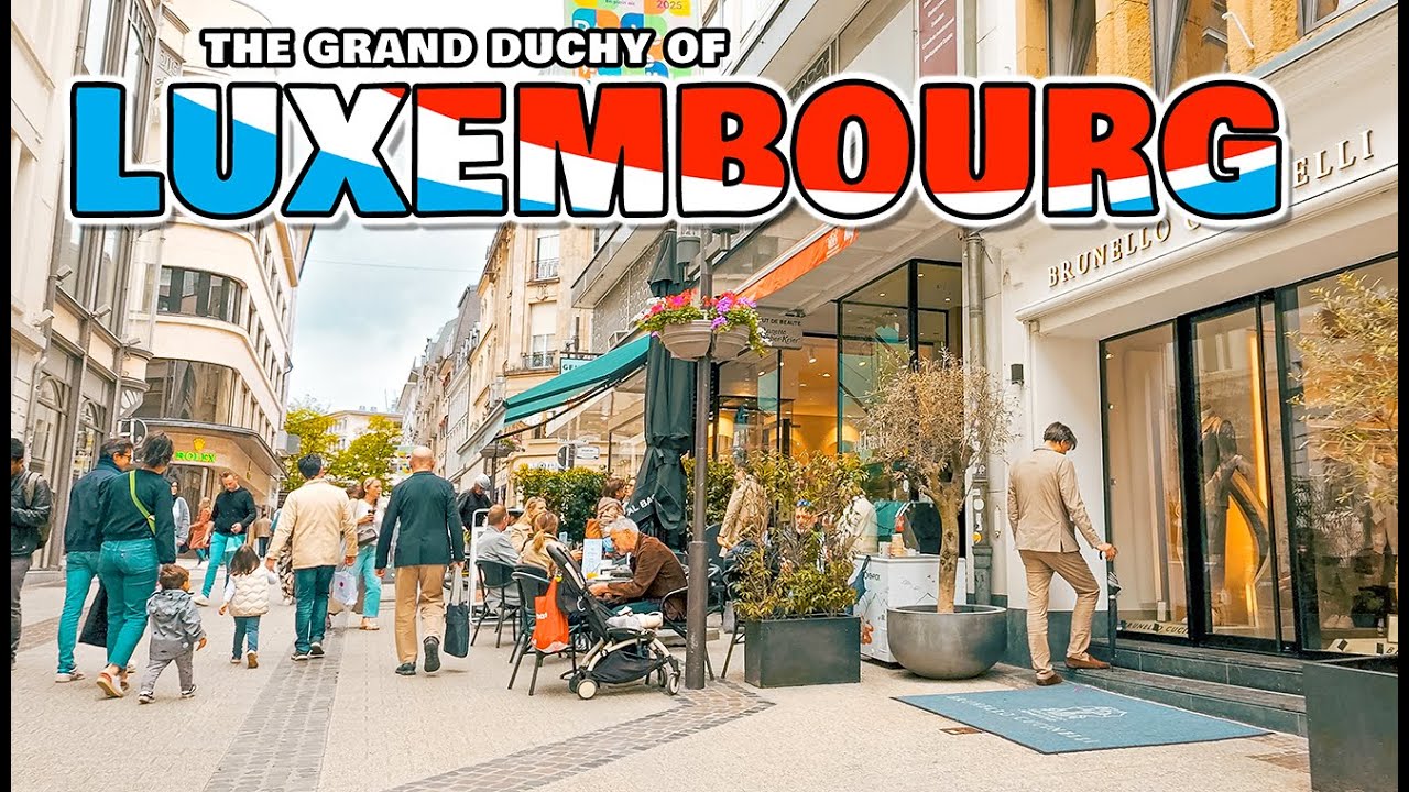 LUXEMBOURG 🇱🇺 Exploring Luxembourg City Walking Tour 4K