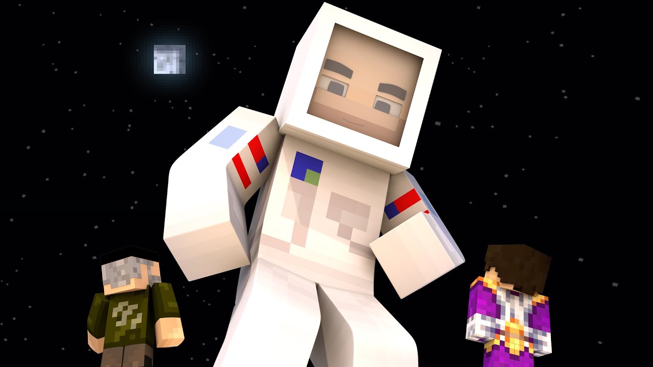 Minecraft | ASTRONAUTA LUNAR !! c/ Vegetta | Minijuego BUILD BATTLE