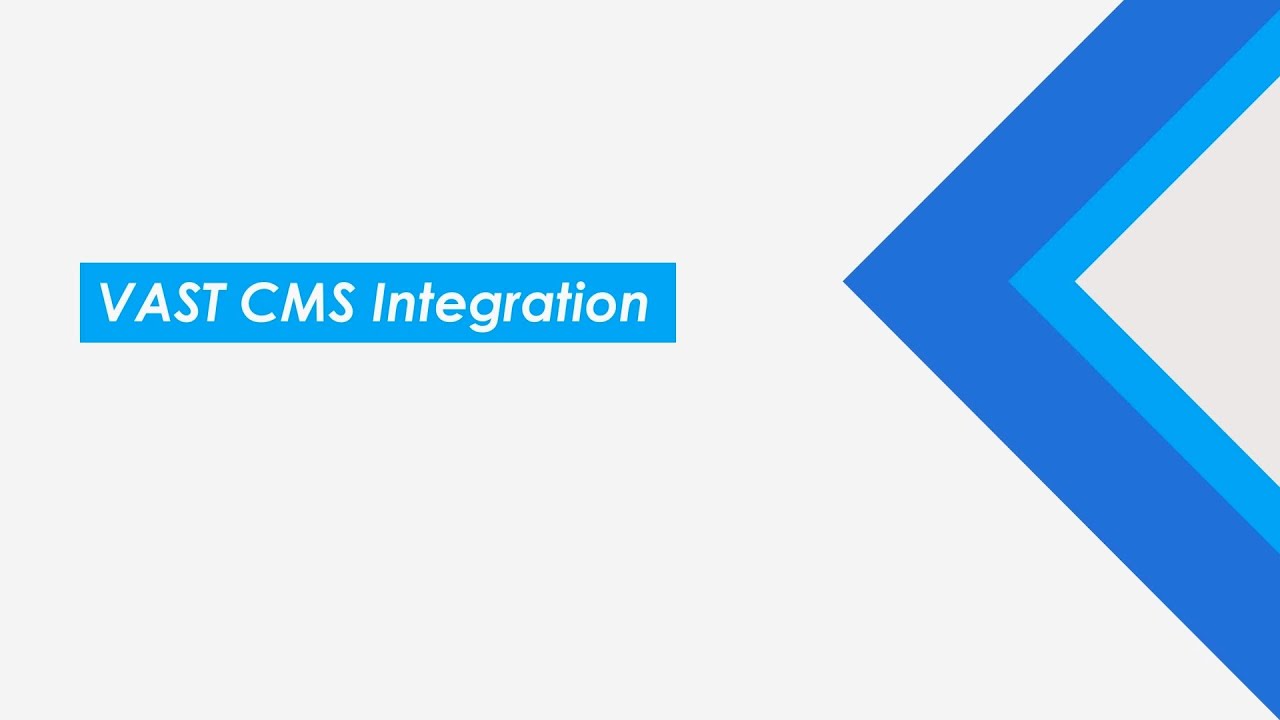 NVR_VAST CMS Integration