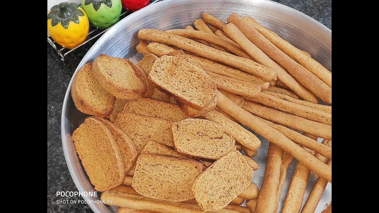 شابورة دايت بدقيق القمح الكامل Rusk with whole wheat flour من مطبخ خلود