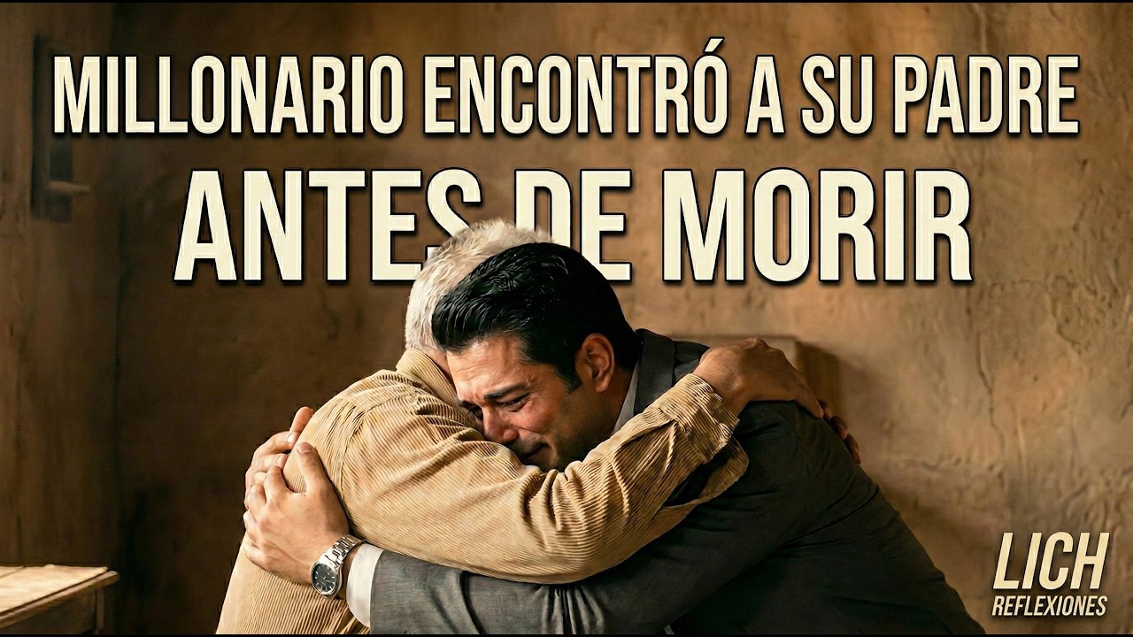 Millonario encontró a su pobre padre antes de morir😭💵 #reflexiones #drama