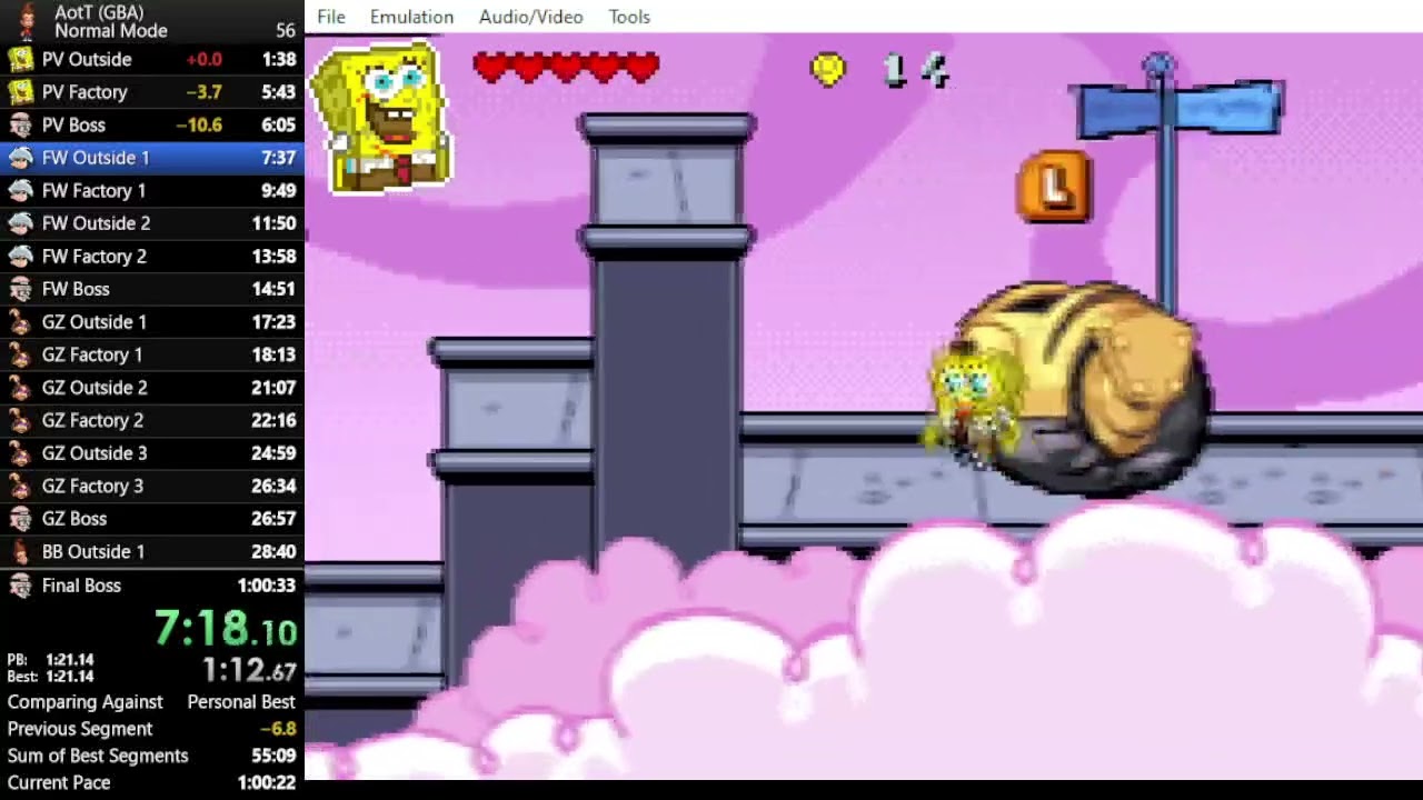 [WR] Nicktoons: Attack of the Toybots (GBA) - 58:25 Any% Speedrun