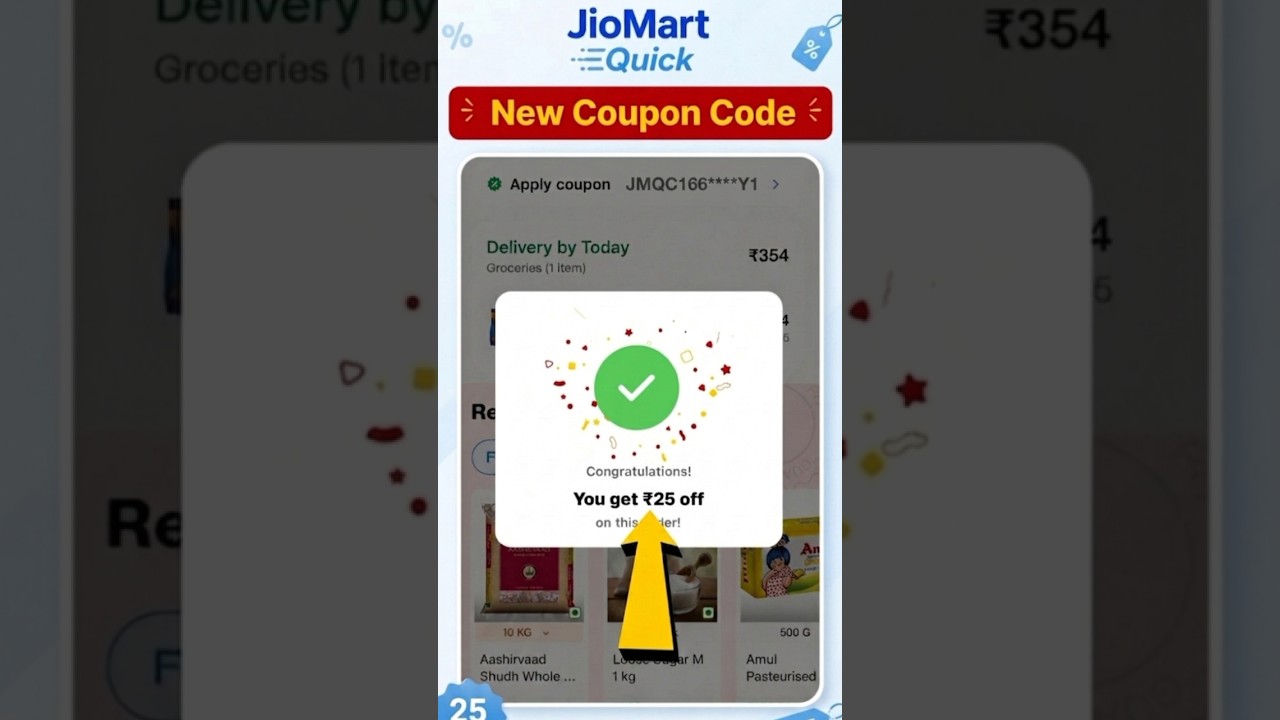 Jiomart Coupon Today | Jiomart Coupon Code Today | Jiomart Offer Today | Jiomart App New Coupon Code