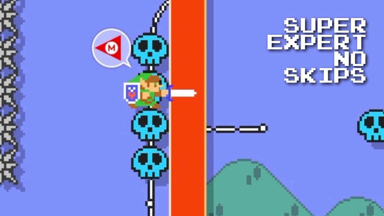 Суперэксперт без пропусков: узнаём настоящее имя Линка (Mario Maker 2, Switch 2)