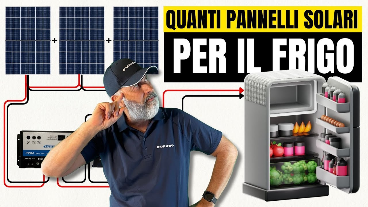 Come Calcolare i Consumi del Frigo in Barca o Camper + Batterie e Pannelli Solari Ideali 🚤☀️
