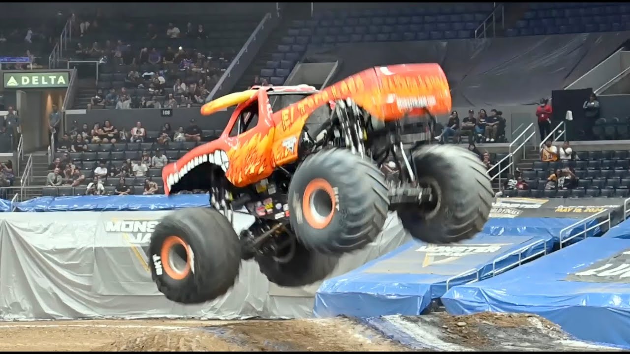 Monster Jam Trucks Show 2023 in Los Angeles Crypto Arena! - Full Show Highlights