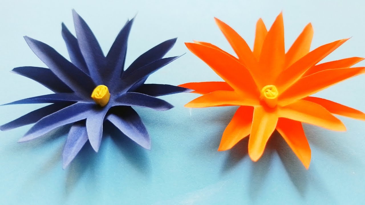 Very Easy Paper Flower Ideas/ Paper Flower Making / DIY flower / Paper Flower Ideas/ flowers