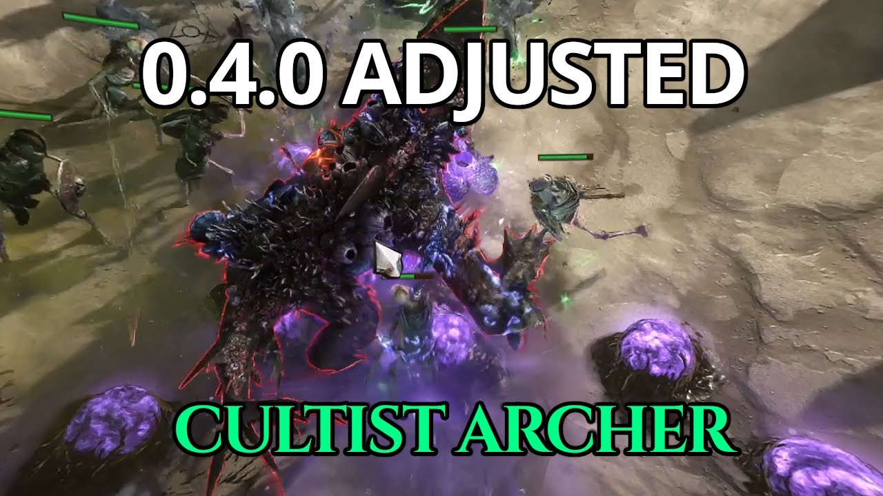 POE2 0.4.0 ADJUSTED Spectre &ndash; Cultist Archer in T15 Endgame