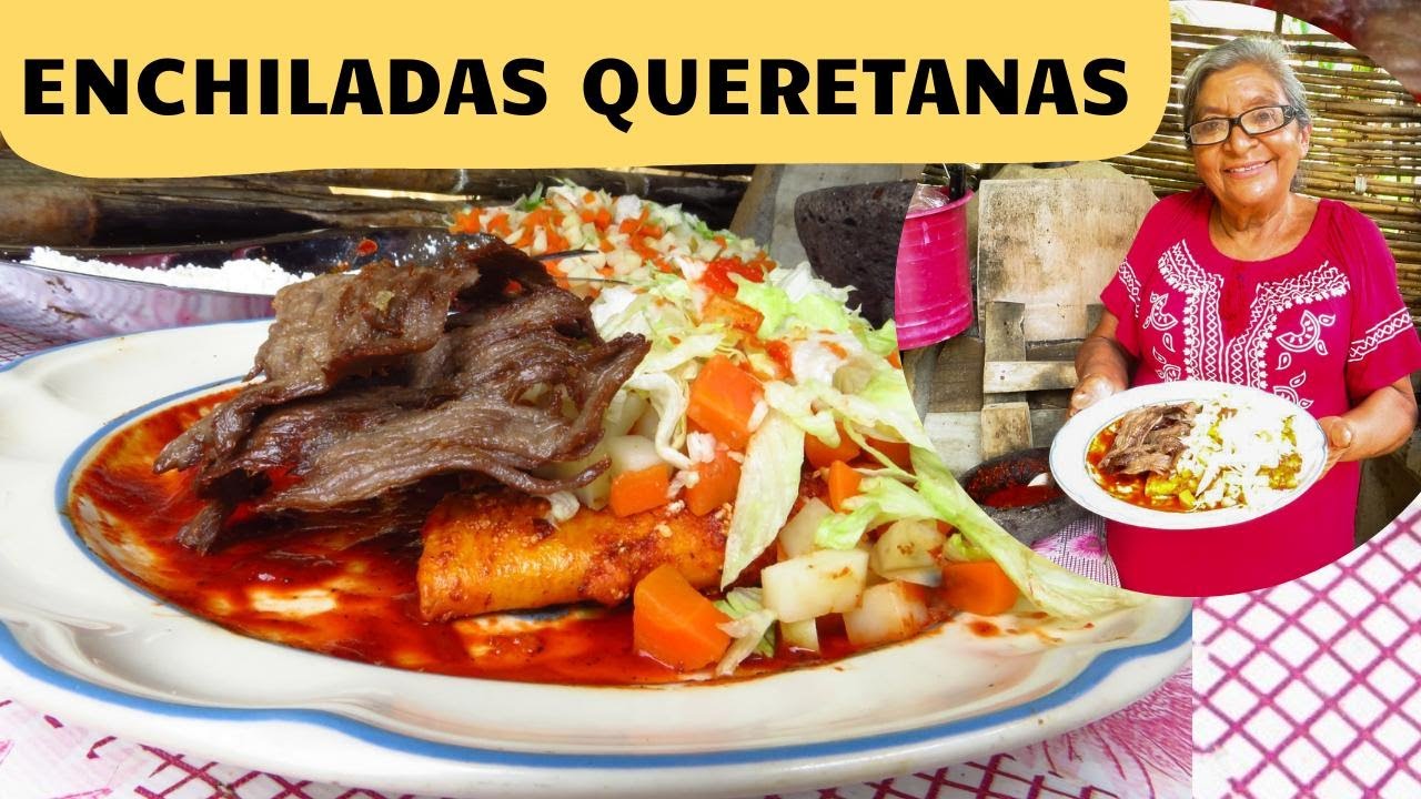 ENCHILADAS QUERETANAS CON CECINA - Tienes que probarlas