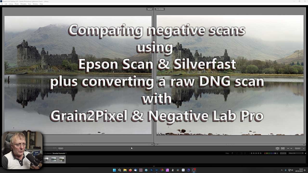 Epson Scan, Silverfast, Negative Lab Pro and Grain2Pixel comparison.