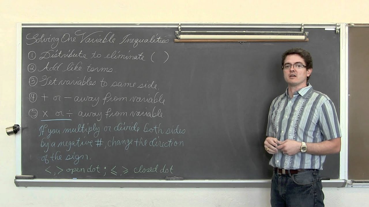 Solving 1 Variable Multi-Step Inequalities & Compound Inequalities