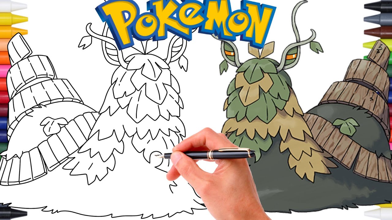 Comment Dessiner LE POK&Eacute;MON CHONGJIAN (Wo-Chien) #1001 | G&Eacute;N&Eacute;RATION 9