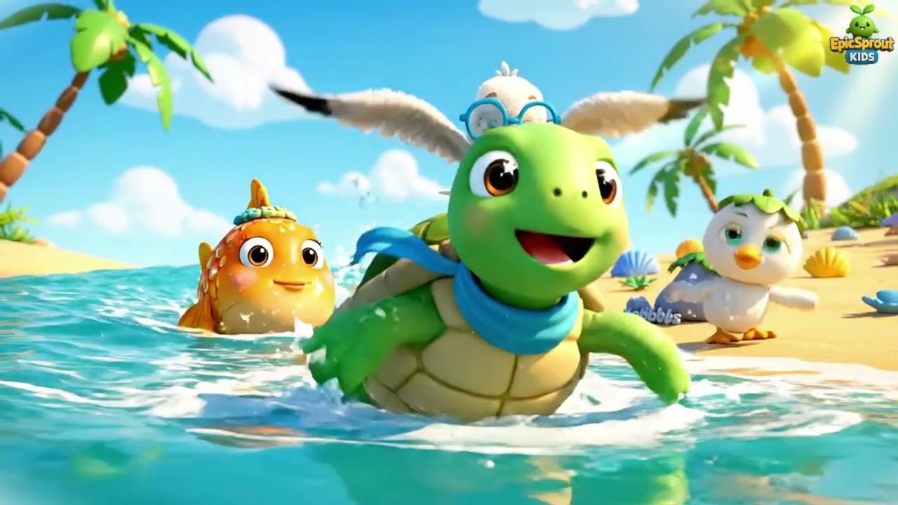 French | Le Long Voyage de la Tortue | Turtle’s Long Journey | kids song