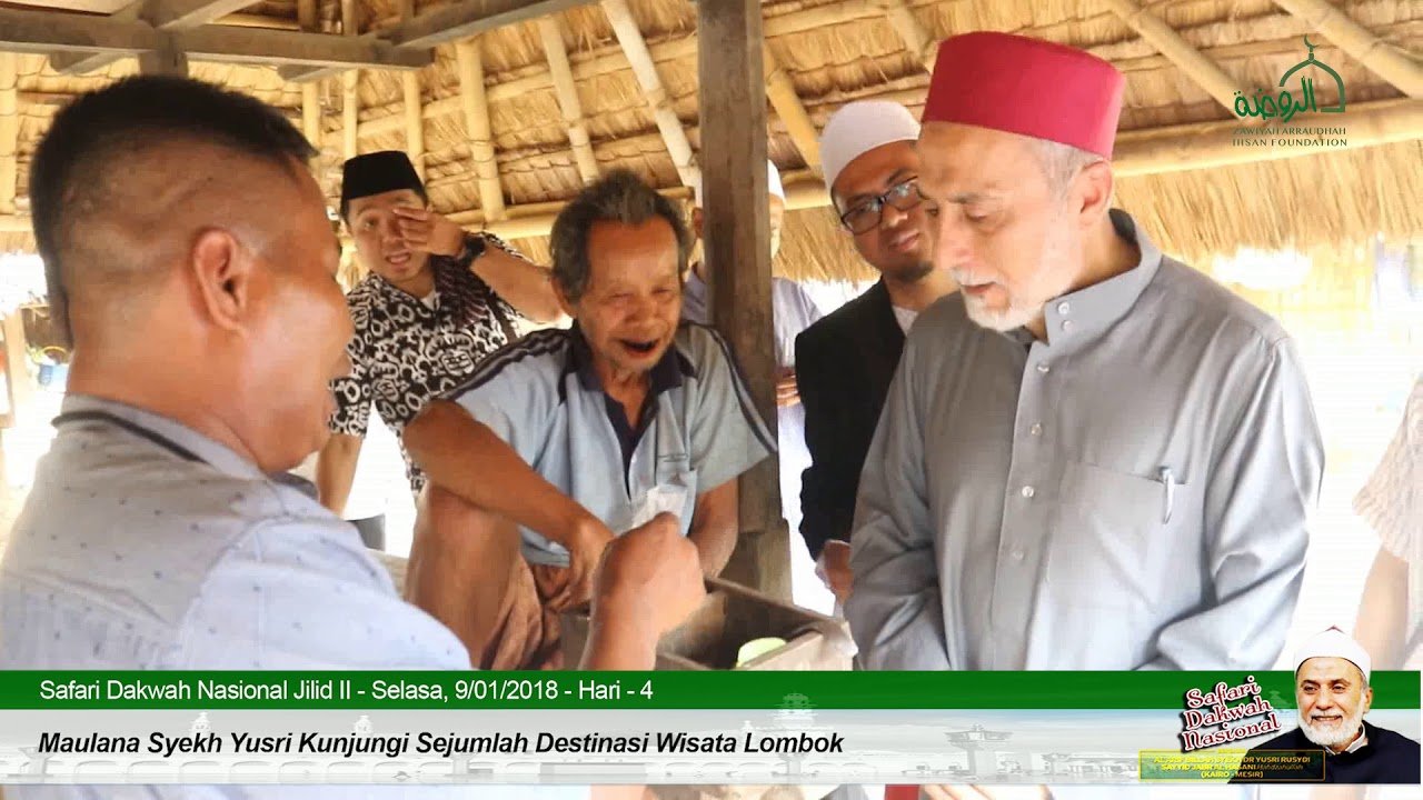 Maulana Syekh Yusri Kunjungi Sejumlah Destinasi Wisata Lombok