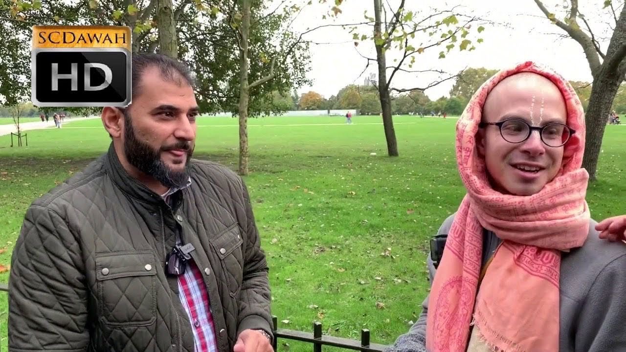 Seeing God! Adnan & HareKrishna | Speakers Corner | Hyde Park