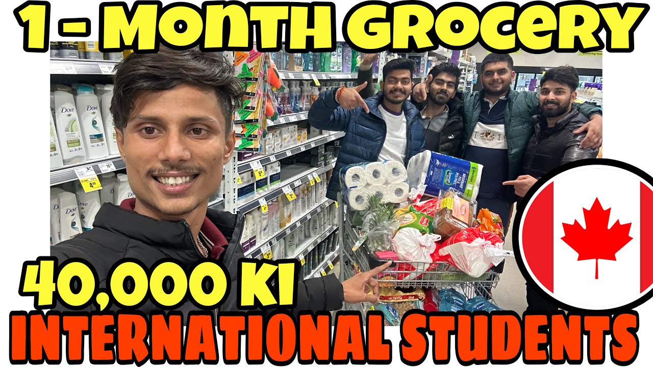 🇨🇦 Monthly Grocery Expenses In Canada || International Student || 2023