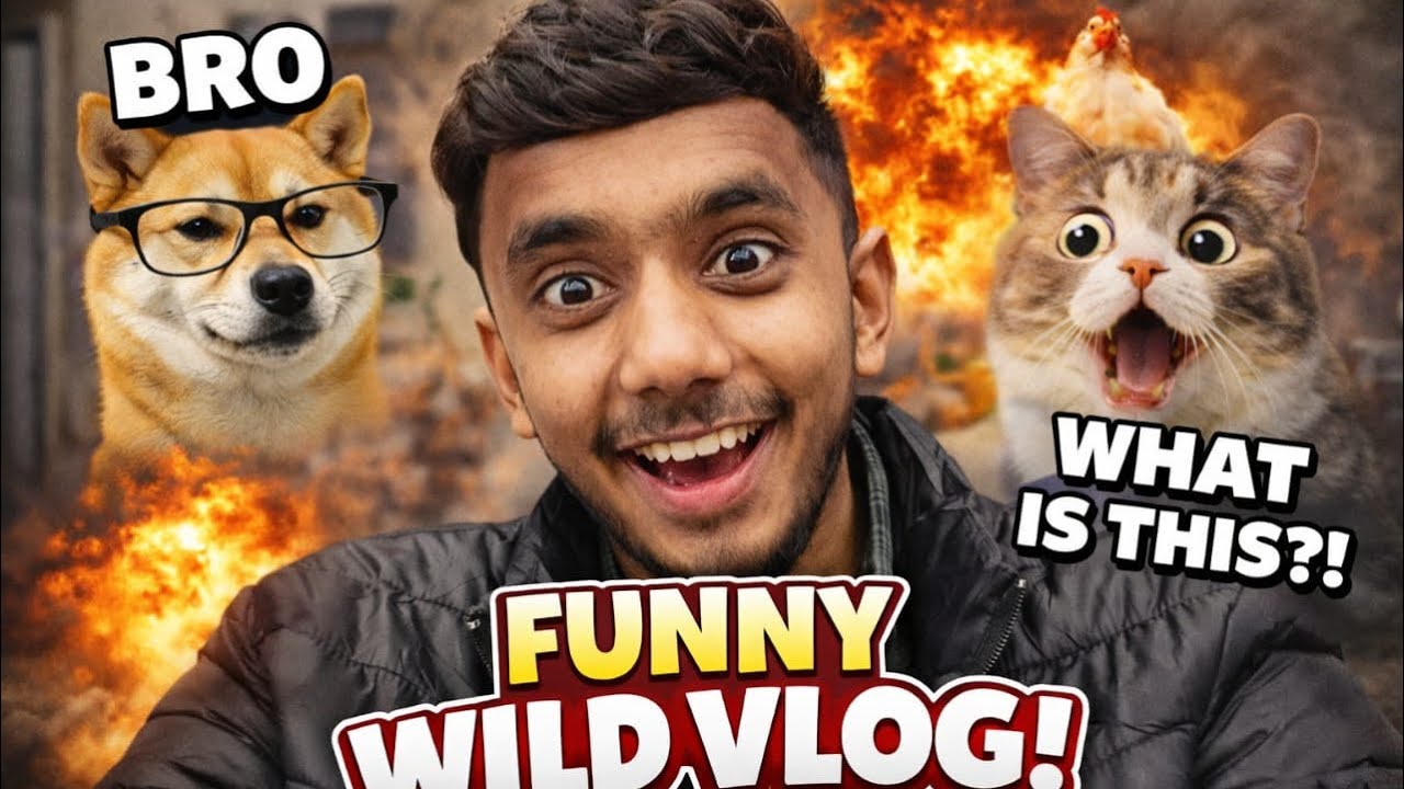 Vlog wild wild funny vid￼eo🤣🤣🤣🤣 #cheekucreation #tranding #funny #viral #vlog #fun #vlogging #vloger