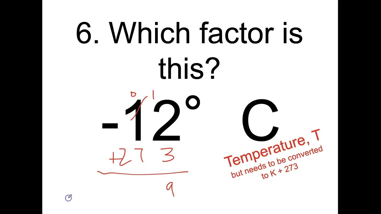 Gas Laws -- Variables