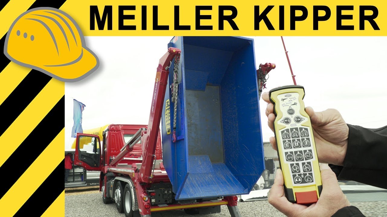 Neues Modell: MEILLER Absetzkipper AK16NT mit Funkfernsteuerung | NordBau