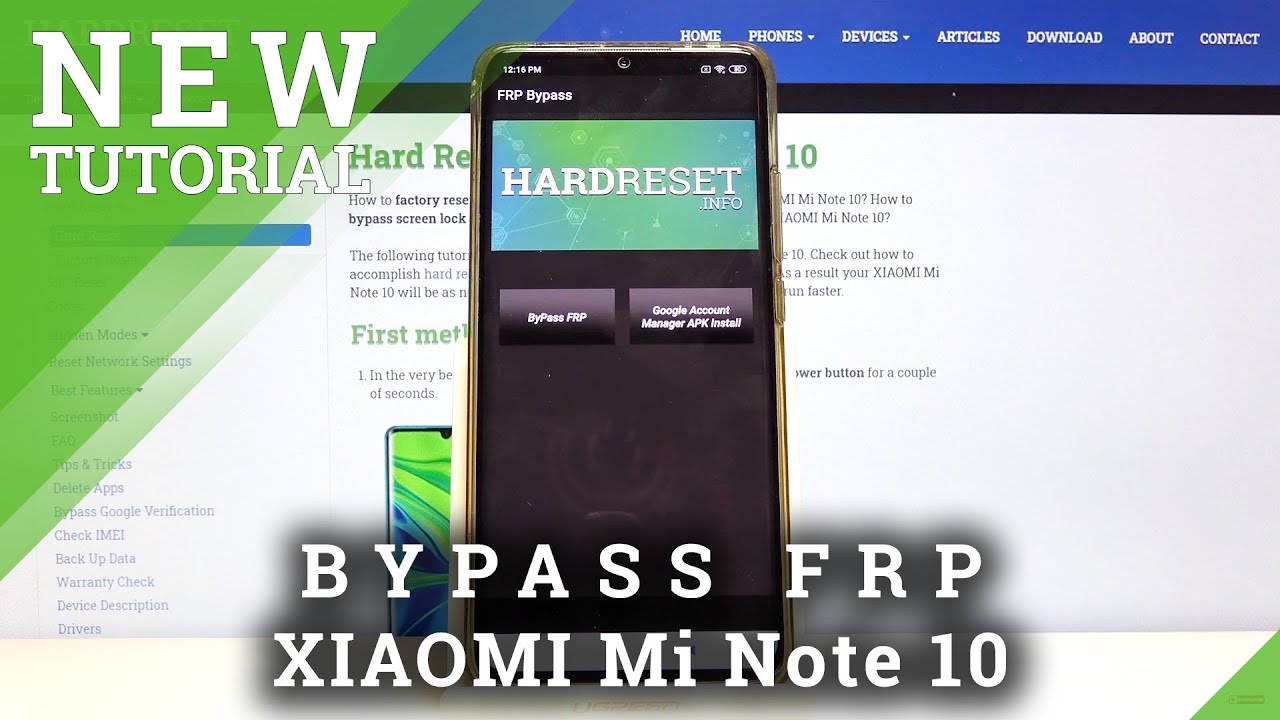 Как разблокировать FRP на XIAOMI Mi Note 10 &mdash; обойти проверку Google