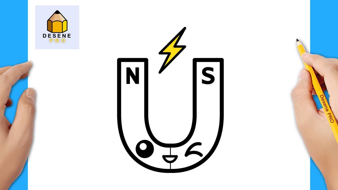 Cum Să Desenezi un Magnet 🧲 | Desene de Desenat Pas cu Pas