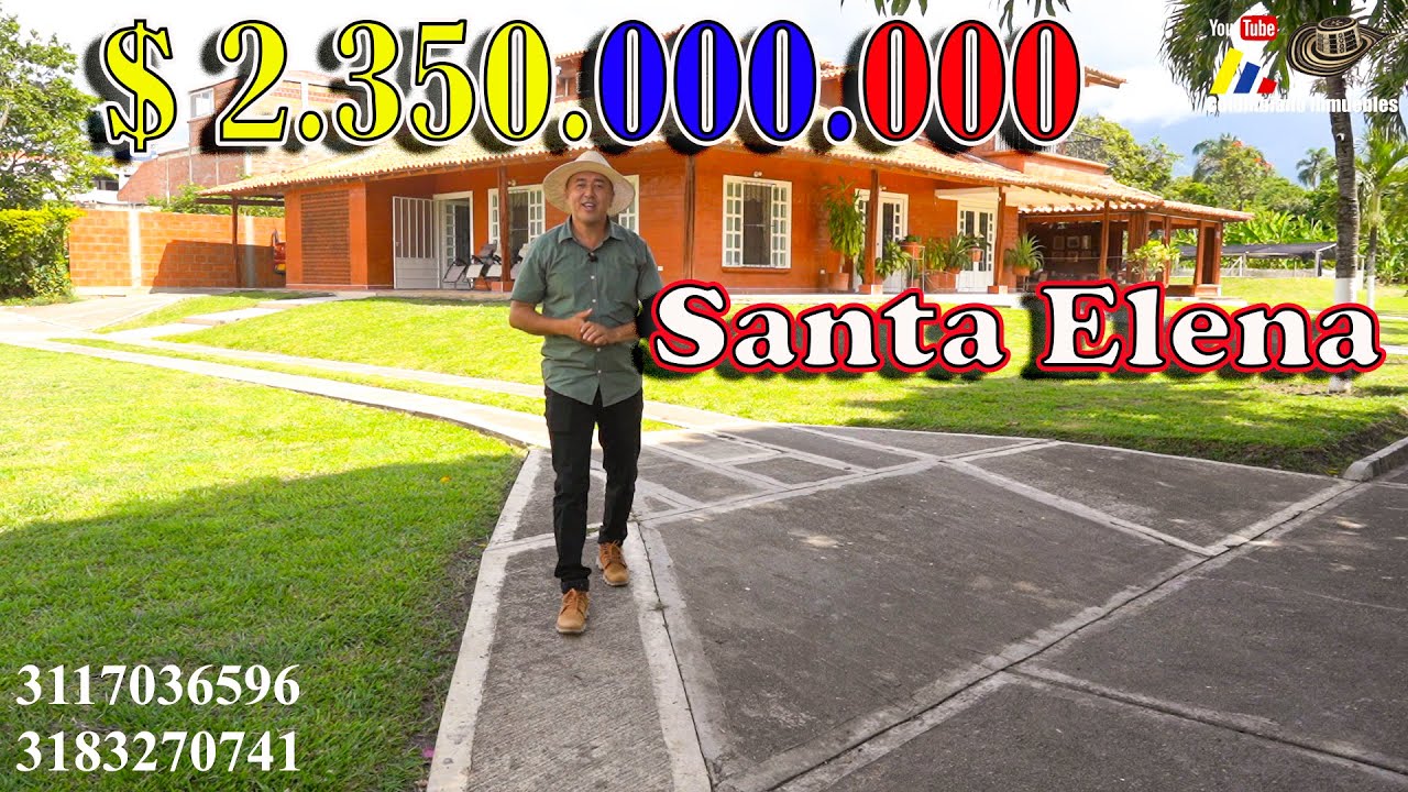 Amplia casa campestre de descanso con proyección turistica en Santa Elena El Cerrito. 3117036596