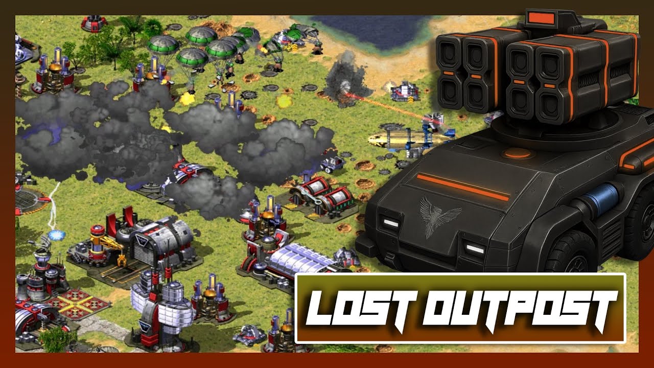 Red Alert 2 | Britain's Lost Outpost | (7 vs 1 + Superweapons)