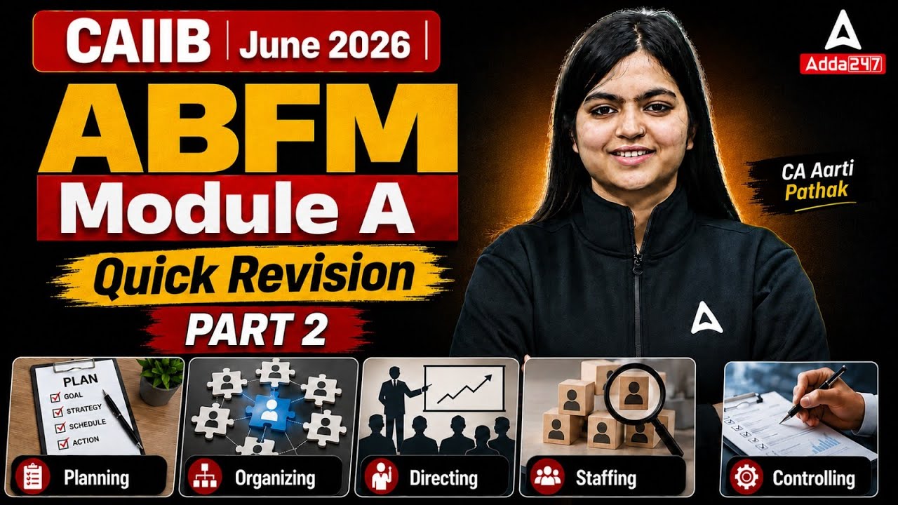 CAIIB June 2026 | ABFM Module A | Quick Revision | English Medium | CA Aarti Pathak