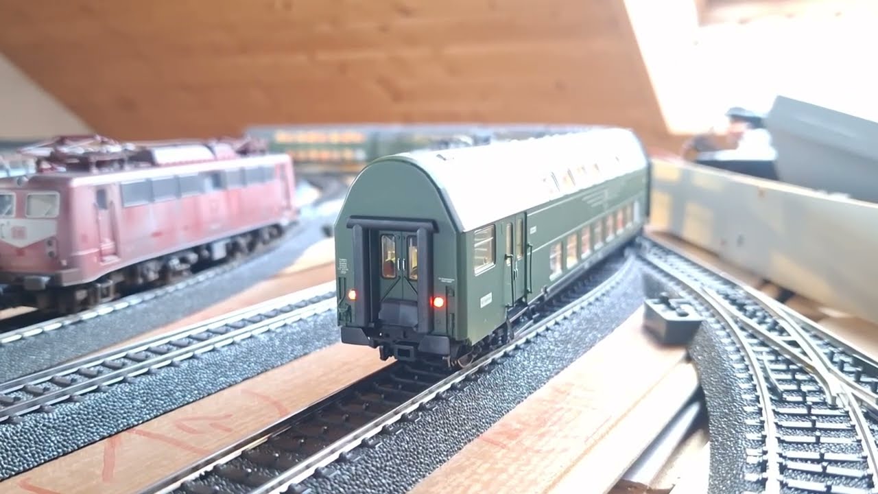 Piko 53120 Doppelstockgliederzug DGBgqe Umbau auf M&auml;rklin, LED Beleuchtung , M&auml;rklin BR 243