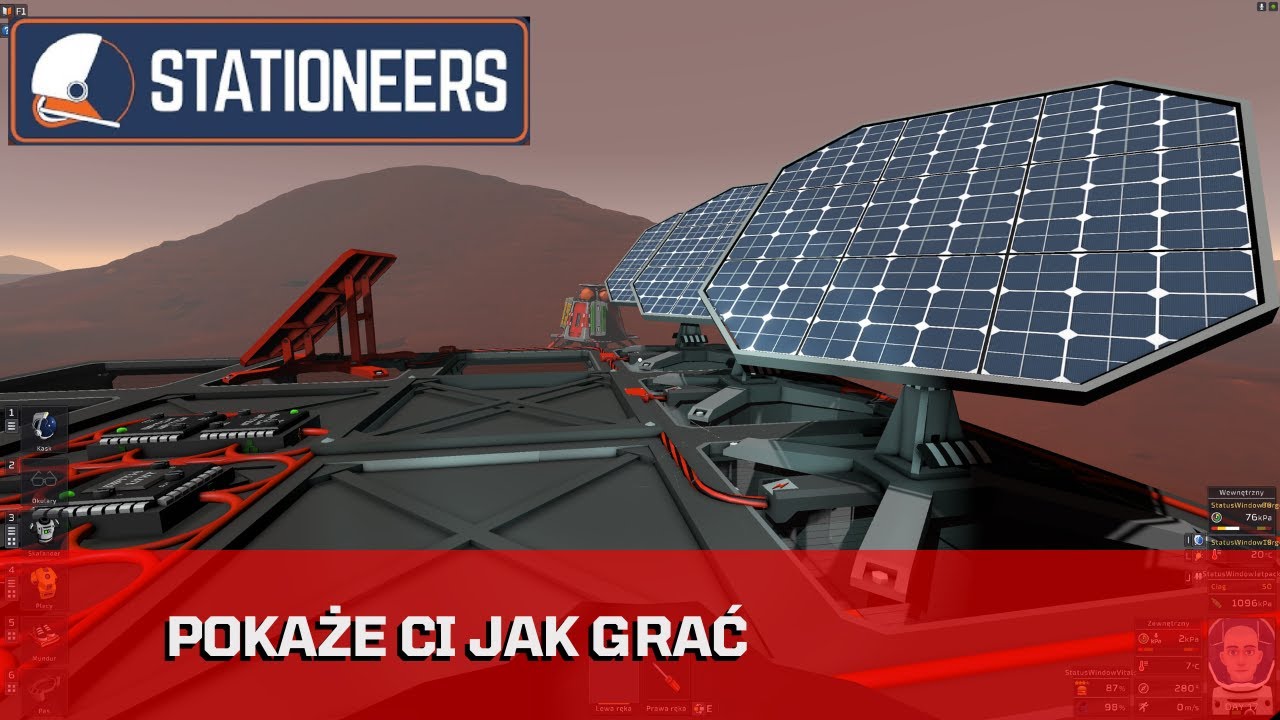 Stationeers Pokaże ci jak grać przetrwać pierwszą noc Sterowanie i Pierwsza baza