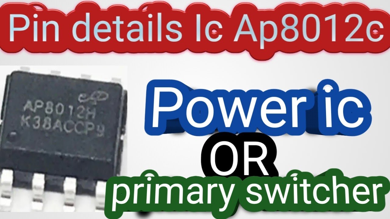 Pin details of ic AP 8012C /power section mein use hone wala IC.
