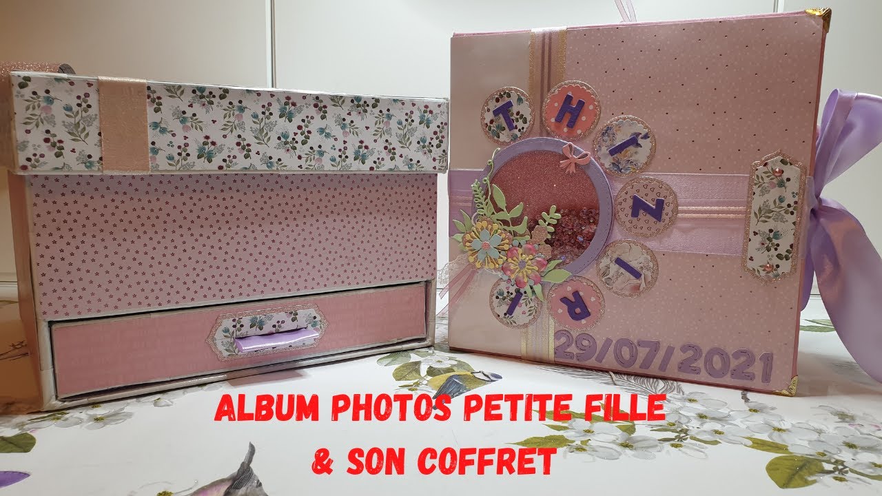 Album naissance pop up pour fille/ coffret naissance/ présentation