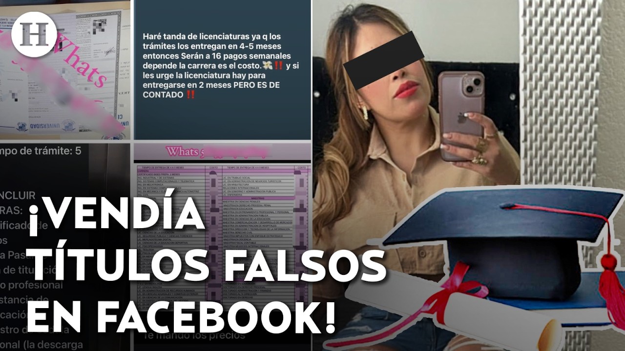 ¿Doctorado en 5 meses? Detienen a mujer que ofrecía títulos universitarios pagados en tandas