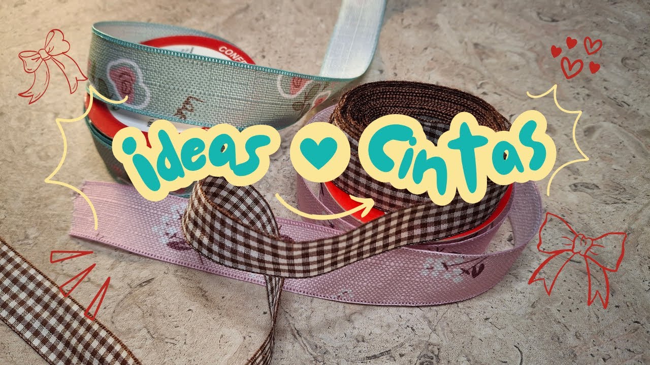 ¡No botes tus cintas! 3 ideas fáciles y hermosas para decorar