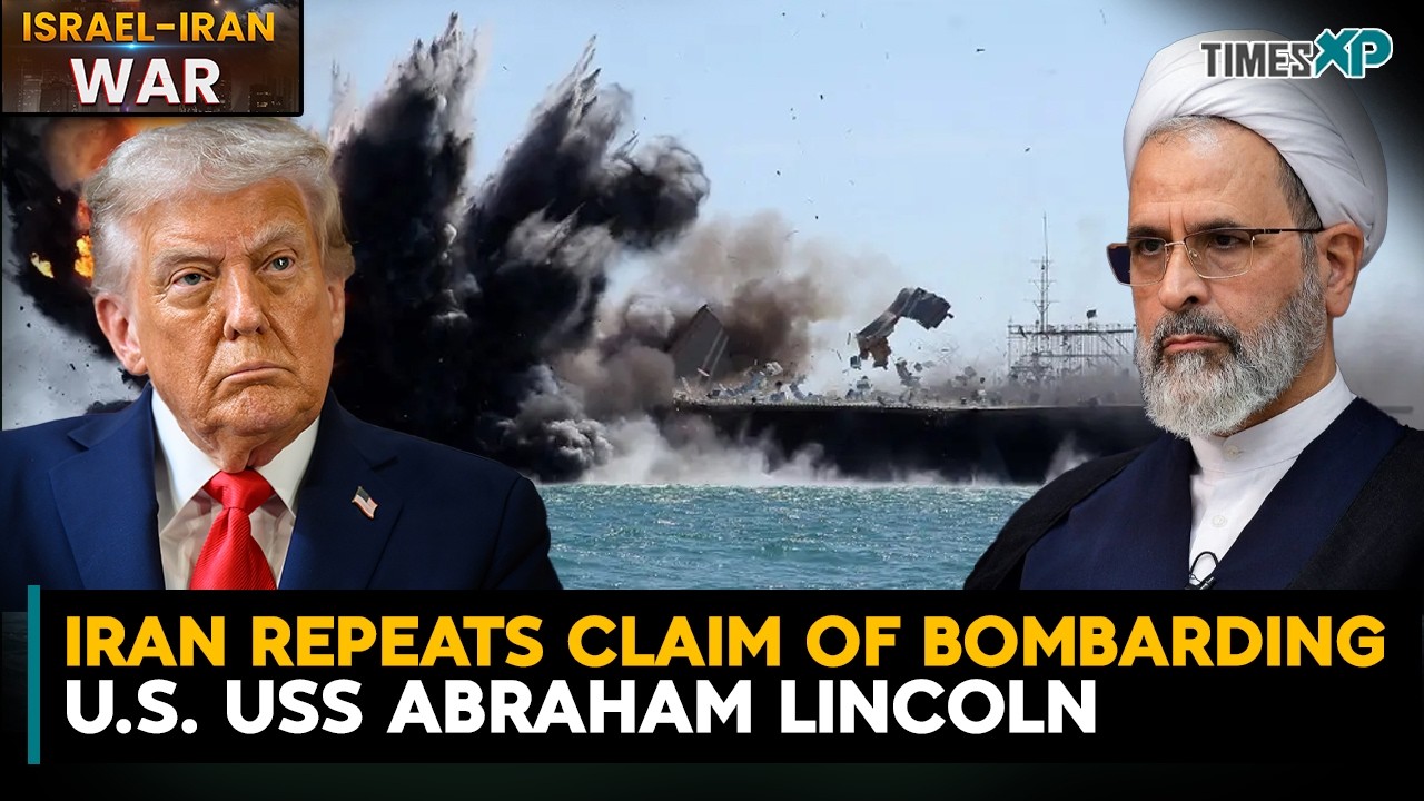 Iran Repeats Claim Of Bombarding U.S. USS Abraham Lincoln| Iran-Israel-U.S. War