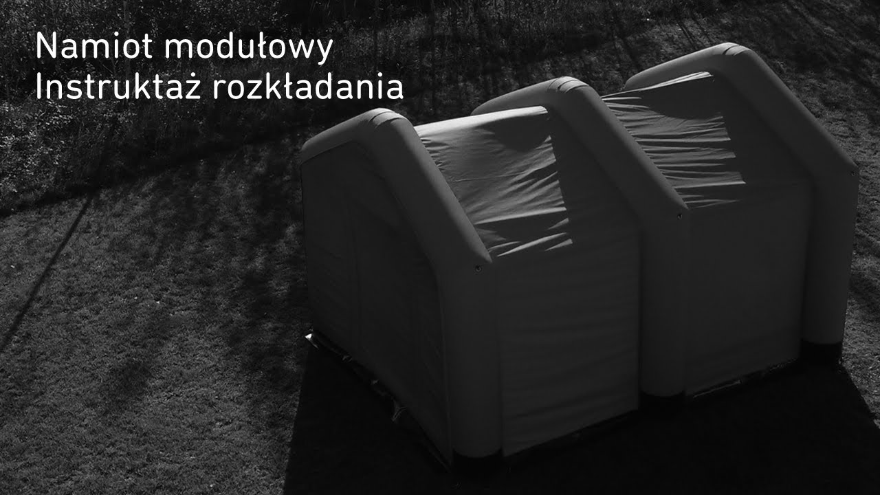 Namiot modułowy | Instruktaż rozkładania | Inventini