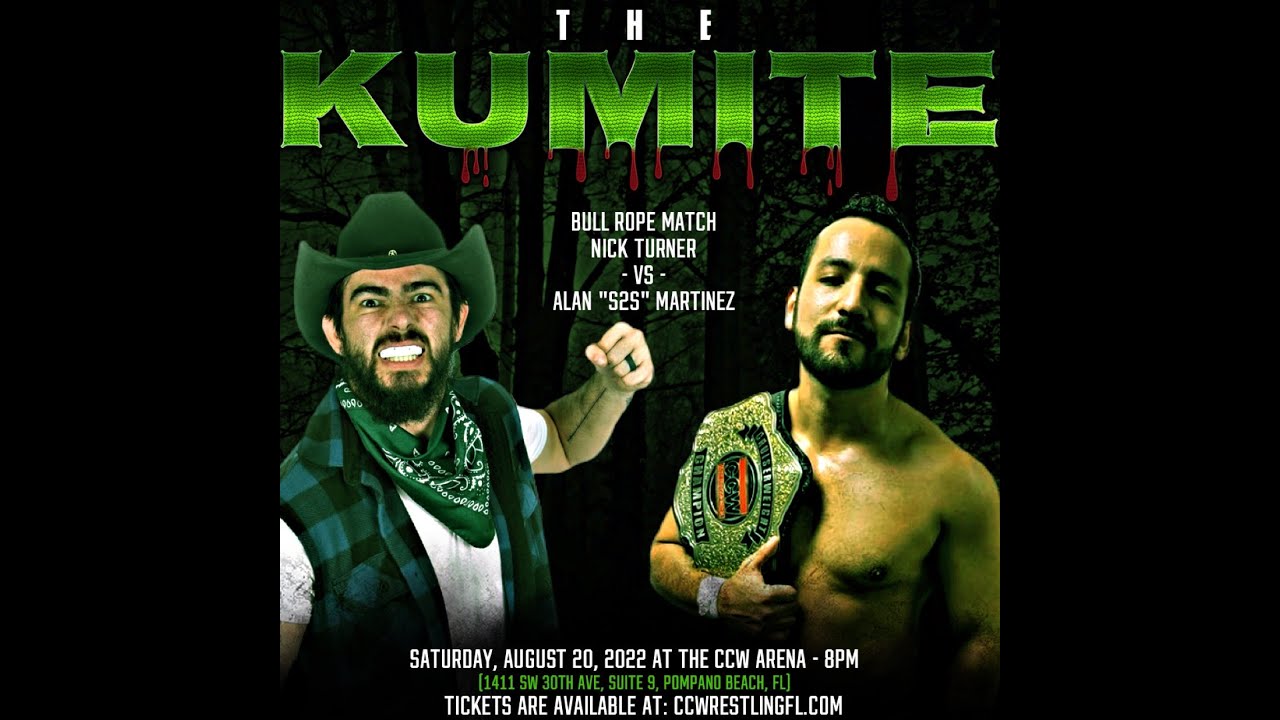 S2S vs. Nick Turner, Bullrope Match, CCW The Kumite, Pompano Beach, FL 8.20.22 (Full Match)