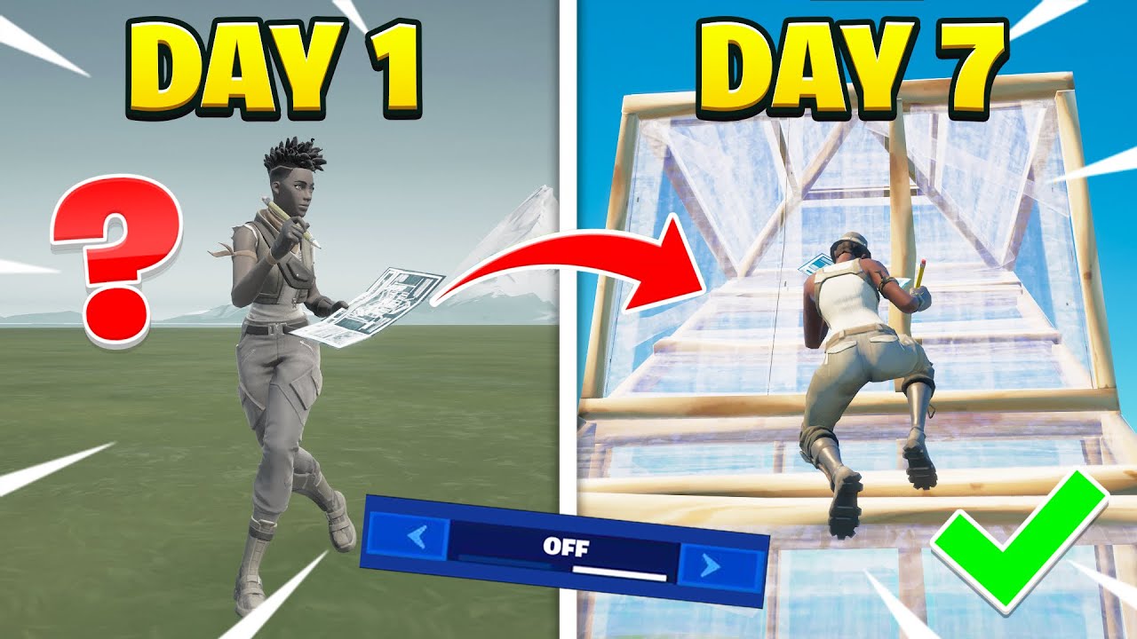 7-дневное редактирование после релиза без прогресса (Fortnite)