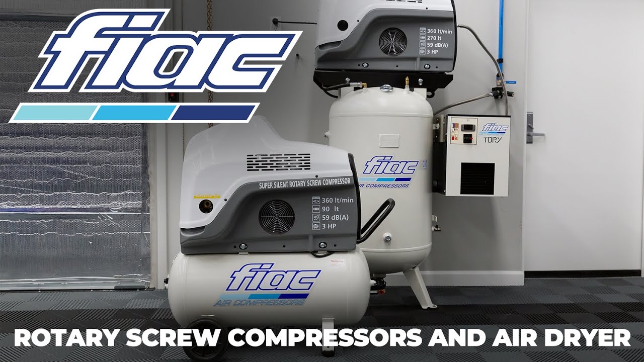 Fiac Rotary Screw Compressors and Air Dryer