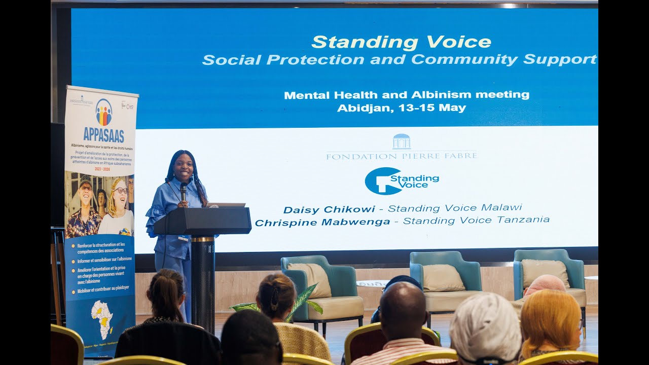 Santé mentale et albinisme - Présentation d'initiatives locales par Standing Voice