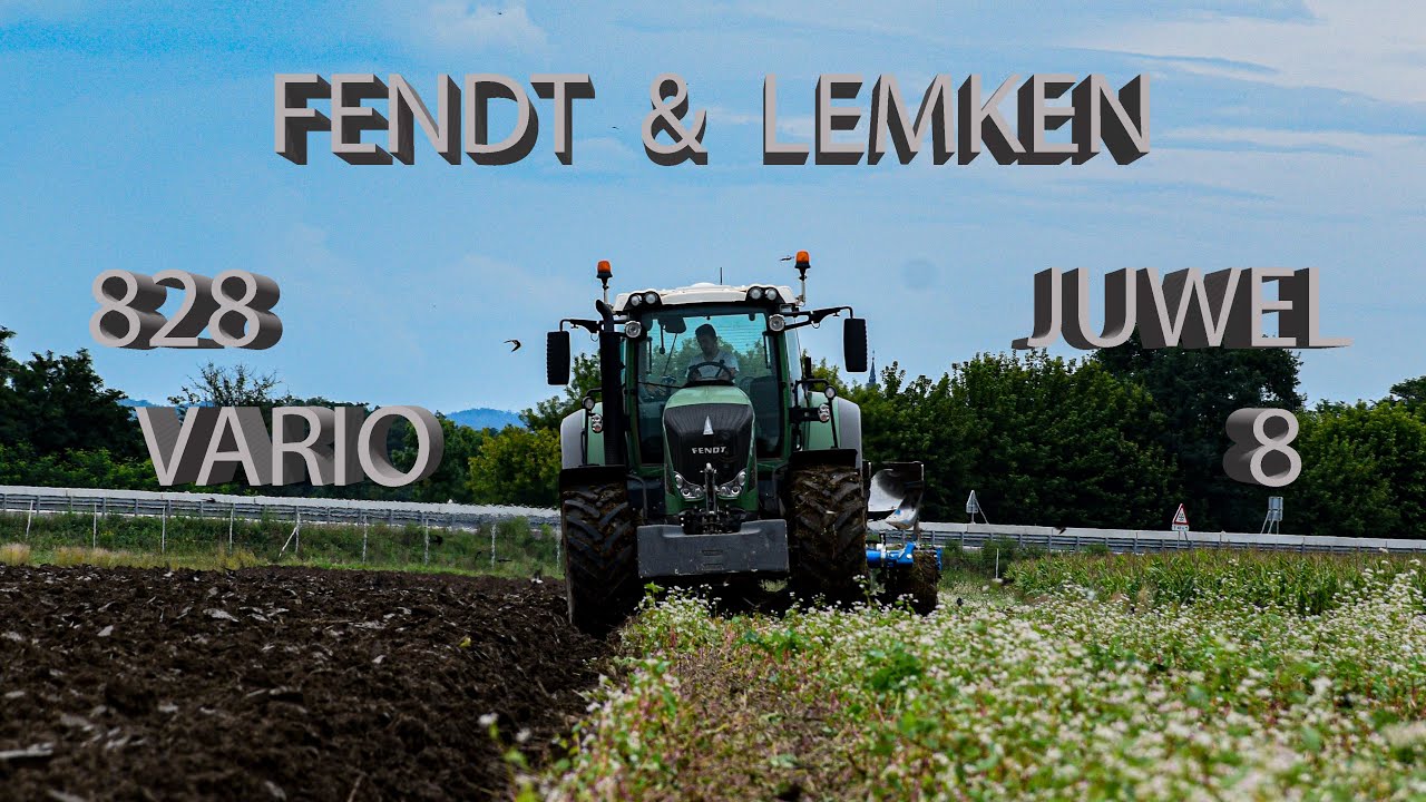[ FENDT 828 & LEMKEN JUWEL8 ] Ploughing/Pflugen/Oranje/Orka - kmetija MEOLIC