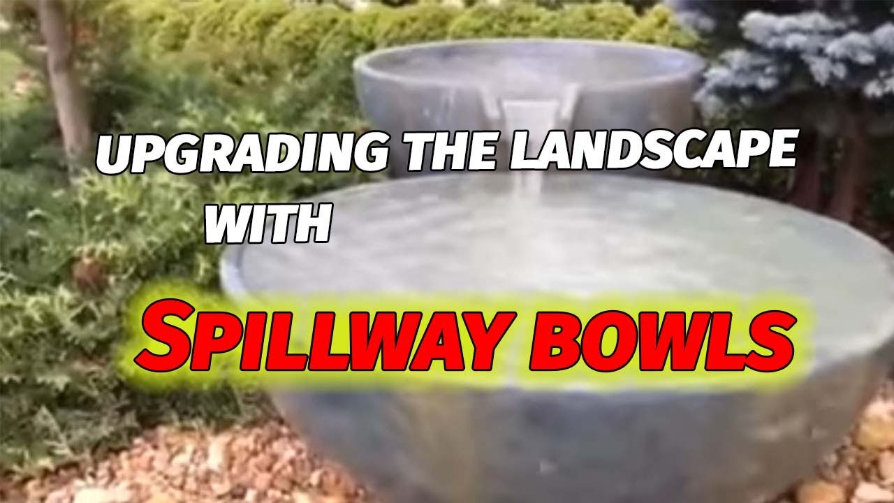 Aquascape Spillway bowl is perfect for that small landscape area.