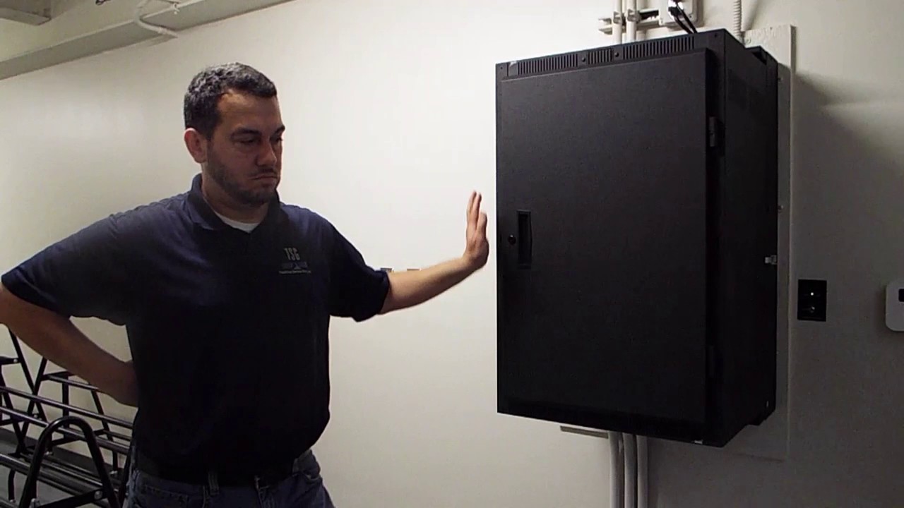 Projector and Sound System in the Gym. Lee High School