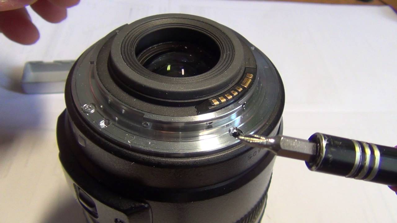 Разборка объектива Canon EFS 17-85mm и его ремонт