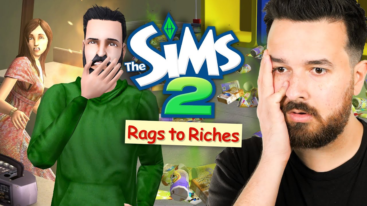 I am living in a landfill in The Sims 2 Rags to Riches - Part 4