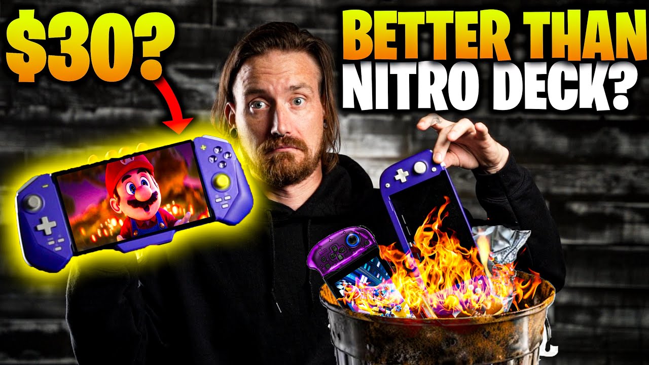This Nintendo Switch Grip BEATS The Nitro Deck! 👀 Omelet Super Deck Review...
